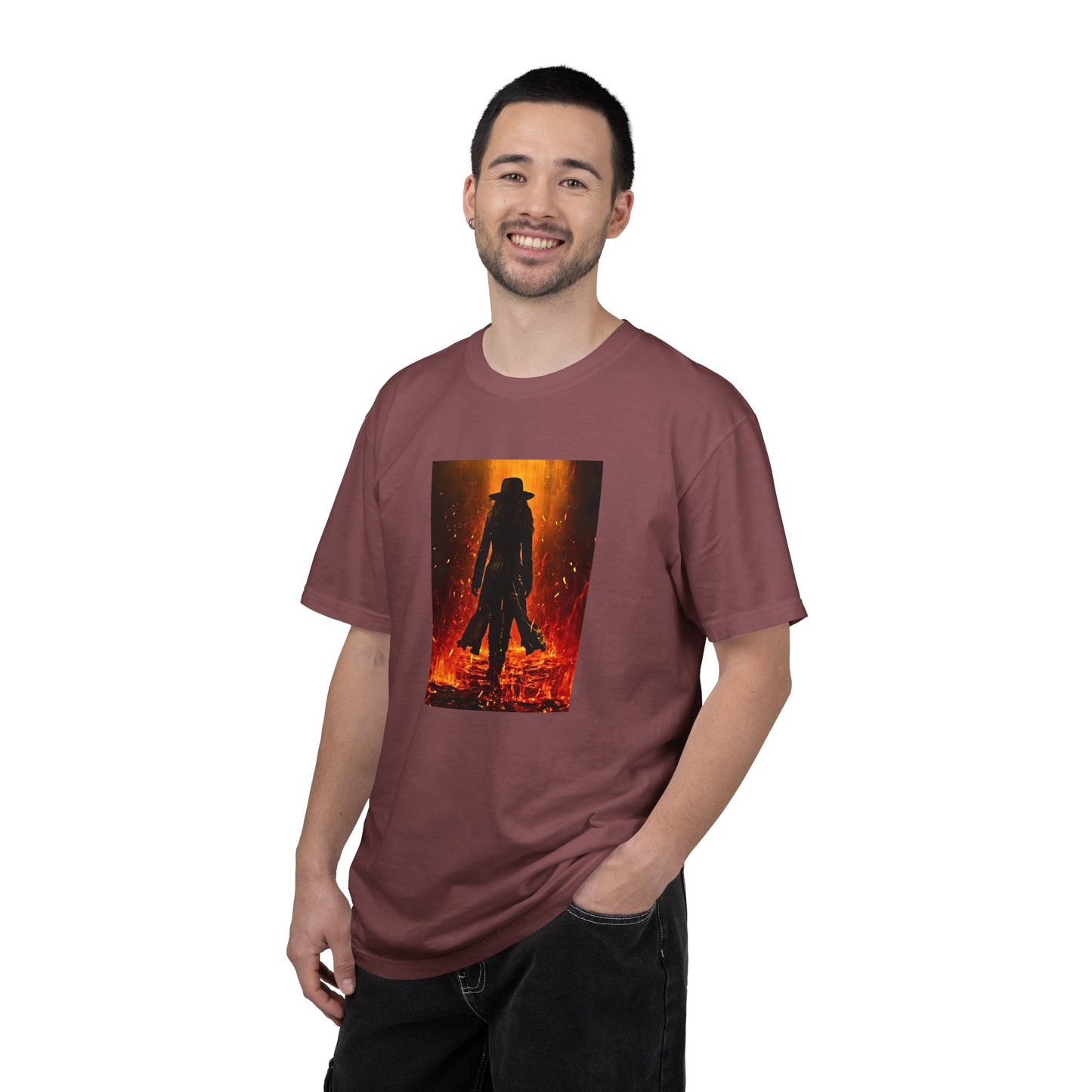 "Girl on Fire" Cool Tee | Stylish & comfortable with cool tee design for men & women.