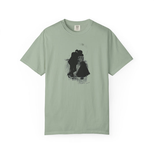 "Lovers on the Deck - Dusk Silhouette"|Tee Design   Stylish & comfortable with cool tee design for men & women.